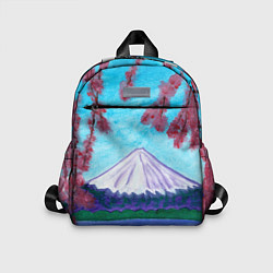 Детский рюкзак Цветение сакуры Фудзияма, цвет: 3D-принт