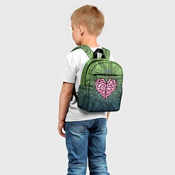 Детский рюкзак Heart brain chip, цвет: 3D-принт — фото 2