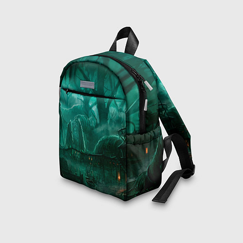 Детский рюкзак Причал у болота / 3D-принт – фото 3