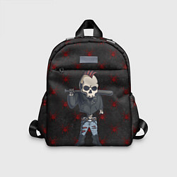 Детский рюкзак Панк-скелет с битой, цвет: 3D-принт