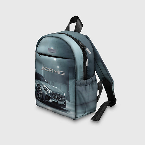 Детский рюкзак Mercedes AMG - Motorsport / 3D-принт – фото 3