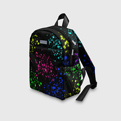 Детский рюкзак Брызги неоновых красок, цвет: 3D-принт — фото 2