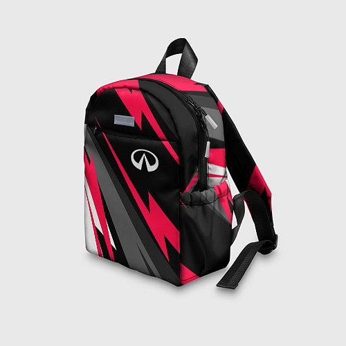 Детский рюкзак Infiniti fast lines / 3D-принт – фото 3