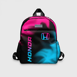 Детский рюкзак Honda - neon gradient: надпись, символ, цвет: 3D-принт