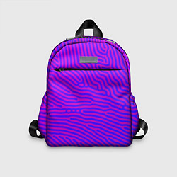 Детский рюкзак Фиолетовые линии, цвет: 3D-принт