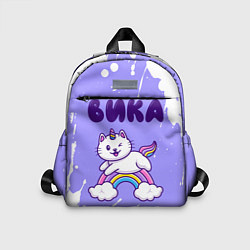 Детский рюкзак Вика кошка единорожка, цвет: 3D-принт