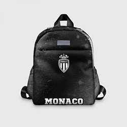 Детский рюкзак Monaco sport на темном фоне: символ, надпись, цвет: 3D-принт