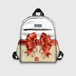 Детский рюкзак Подарочный бант с лентой, цвет: 3D-принт