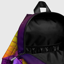 Детский рюкзак Retro wave sun, цвет: 3D-принт — фото 2