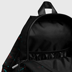 Детский рюкзак Skyrim в стиле glitch и баги графики на темном фон, цвет: 3D-принт — фото 2