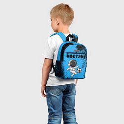 Детский рюкзак Костян космонавт футболист, цвет: 3D-принт — фото 2