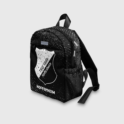 Детский рюкзак Hoffenheim с потертостями на темном фоне / 3D-принт – фото 3