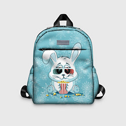 Детский рюкзак Кролик кушает попкорн, цвет: 3D-принт