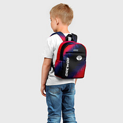 Детский рюкзак Daewoo красный карбон, цвет: 3D-принт — фото 2