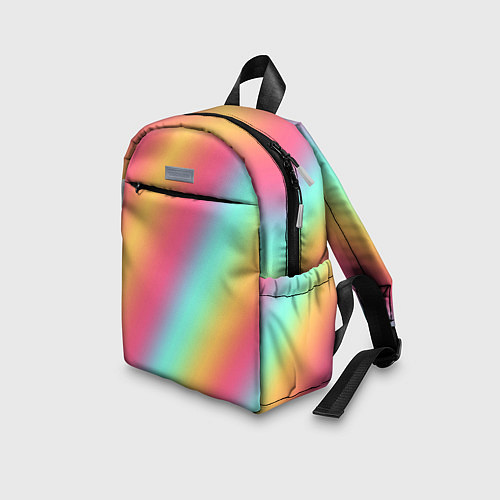 Детский рюкзак Градиент цветной / 3D-принт – фото 3