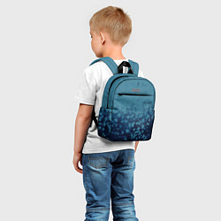 Детский рюкзак Абстракция синий, цвет: 3D-принт — фото 2