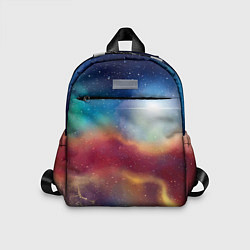 Детский рюкзак Многогранное космическое пространство - яркая звез, цвет: 3D-принт