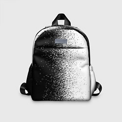 Детский рюкзак Брызги красок - Черно-белый, цвет: 3D-принт