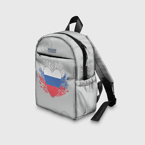 Детский рюкзак Россия сердце / 3D-принт – фото 3