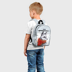 Детский рюкзак Новогодняя тёплая лиса, цвет: 3D-принт — фото 2