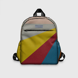 Детский рюкзак Разнoцветные линии, цвет: 3D-принт