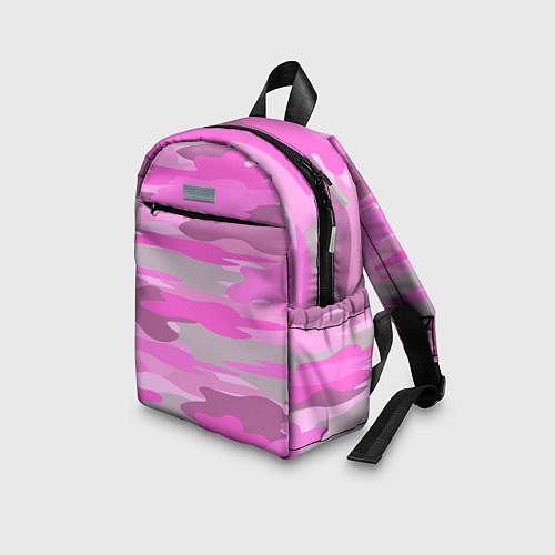 Детский рюкзак Милитари детский девчачий розовый / 3D-принт – фото 3