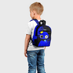 Детский рюкзак Радужные друзья: улыбчивый Синий, цвет: 3D-принт — фото 2