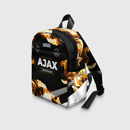 Детский рюкзак Ajax legendary sport fire / 3D-принт – фото 3