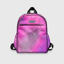 Детский рюкзак Розово-сиреневый дым, цвет: 3D-принт