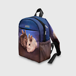 Детский рюкзак Кроличьи нежности, цвет: 3D-принт — фото 2