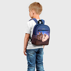 Детский рюкзак Кроличьи нежности, цвет: 3D-принт — фото 2