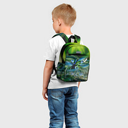 Детский рюкзак Манитные поля - абстракция, цвет: 3D-принт — фото 2