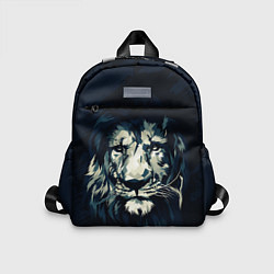 Детский рюкзак Голова царя-зверей льва, цвет: 3D-принт