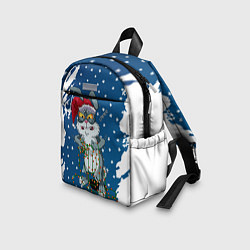 Детский рюкзак Кролик и гирлянда - 2023, цвет: 3D-принт — фото 2