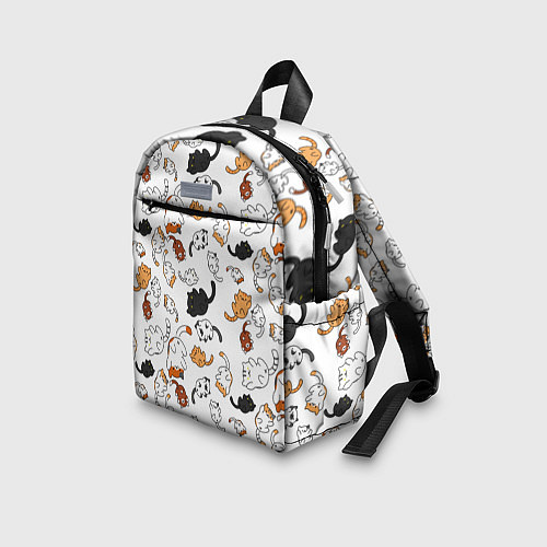Детский рюкзак Вечеринка кошек / 3D-принт – фото 3