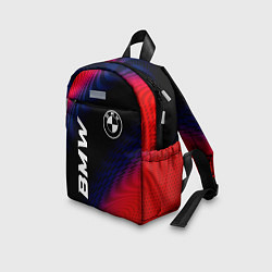 Детский рюкзак BMW красный карбон, цвет: 3D-принт — фото 2