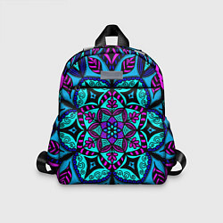 Детский рюкзак Яркая цветная мандала, цвет: 3D-принт