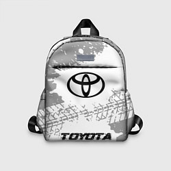 Детский рюкзак Toyota speed шины на светлом: символ, надпись, цвет: 3D-принт
