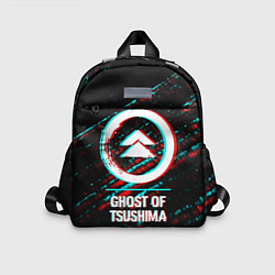 Детский рюкзак Ghost of Tsushima в стиле glitch и баги графики на, цвет: 3D-принт