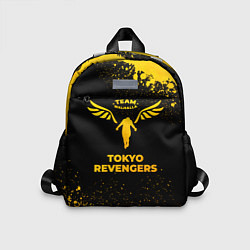 Детский рюкзак Tokyo Revengers - gold gradient, цвет: 3D-принт