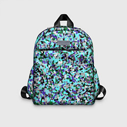 Детский рюкзак Абстрактные разноцветные пятна, цвет: 3D-принт