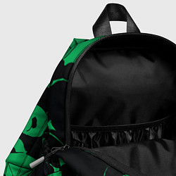 Детский рюкзак Panda green pattern, цвет: 3D-принт — фото 2