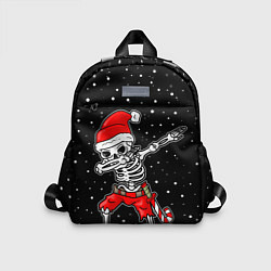 Детский рюкзак Dab новогодний скелет, цвет: 3D-принт