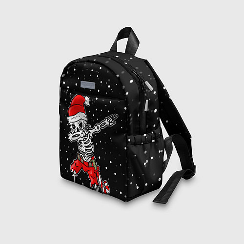 Детский рюкзак Dab новогодний скелет / 3D-принт – фото 3