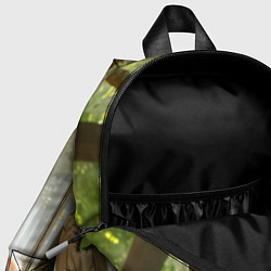 Детский рюкзак Нейросеть - аниме девушка в лесу, цвет: 3D-принт — фото 2