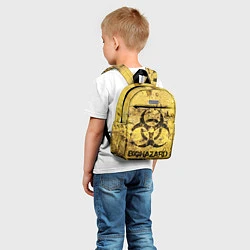 Детский рюкзак Danger biohazard, цвет: 3D-принт — фото 2