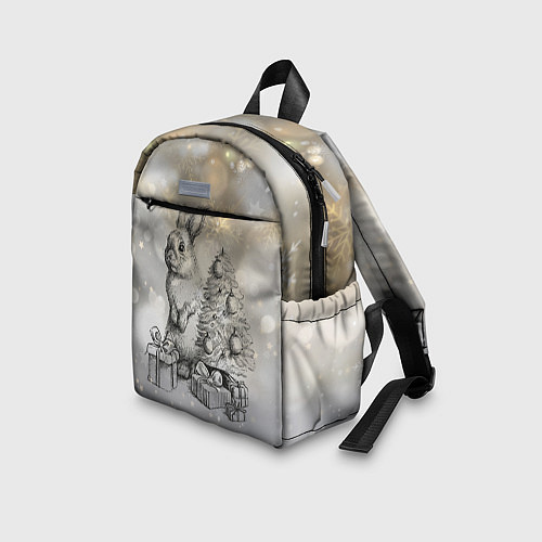 Детский рюкзак Кролик карандошом / 3D-принт – фото 3