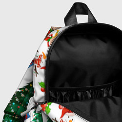 Детский рюкзак Танцы с Сантой возле ёлки, цвет: 3D-принт — фото 2