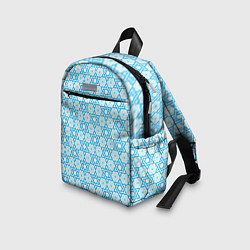 Детский рюкзак Израильский узор для Хануки, цвет: 3D-принт — фото 2