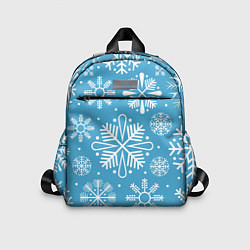 Детский рюкзак Snow in blue, цвет: 3D-принт
